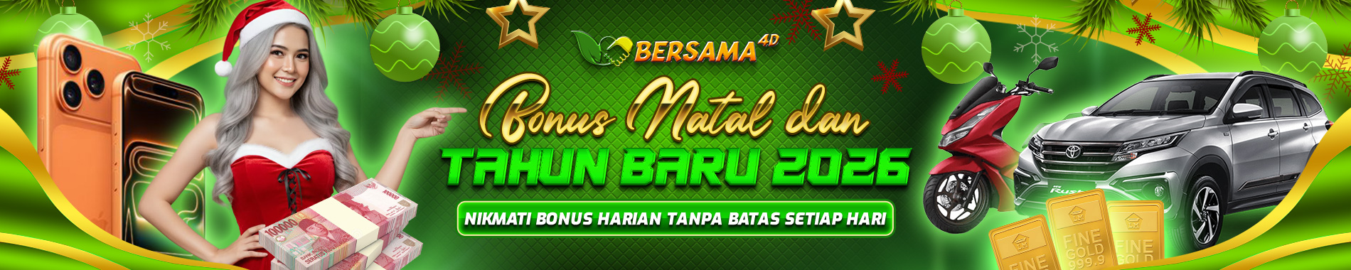 BANNER NATAL & TAHUN BARU 2026 BERSAMA4D